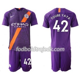 Manchester City Toure Yaya 42 Børn Tredje 2018/19 - Fodboldtrøjer(S/S)